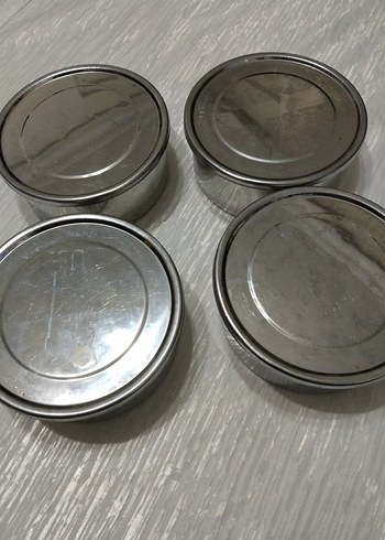 sefer tası Gri Paslanmaz Çelik Katlanabilir Yemek Kabı - Görsel 5