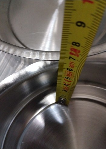 sefer tası Gri Paslanmaz Çelik Katlanabilir Yemek Kabı - Görsel 6