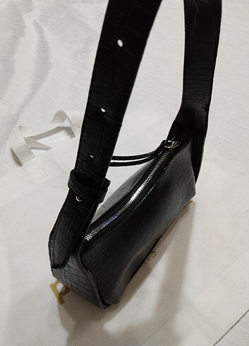 Siyah küçük kol çantası - Görsel 3