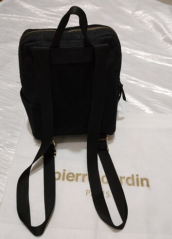 Beden siyah Renk Orijinal Pierre cardin sırt çantası