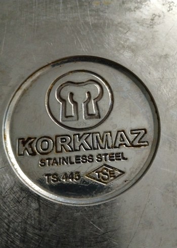 korkmaz Kapaklı çelik Tencere 7 lt - Görsel 2