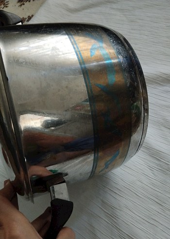 korkmaz Kapaklı çelik Tencere 7 lt - Görsel 7