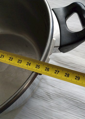 korkmaz Kapaklı çelik Tencere 7 lt - Görsel 6