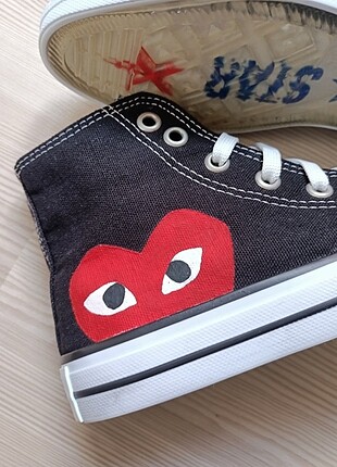38 Beden siyah Renk Converse Tasarımları