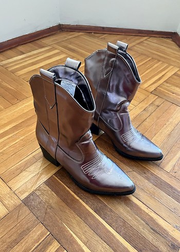 Deri Kadın çizme Topuklu - Görsel 3