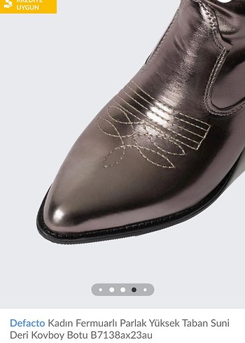 Deri Kadın çizme Topuklu - Görsel 12