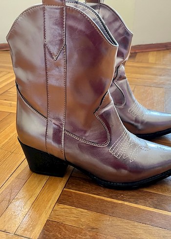 Deri Kadın çizme Topuklu - Görsel 5