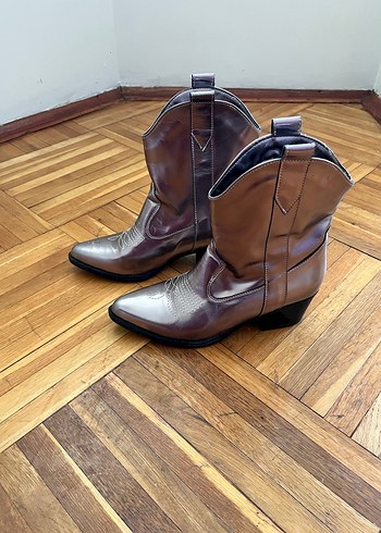 Deri Kadın çizme Topuklu - Görsel 6