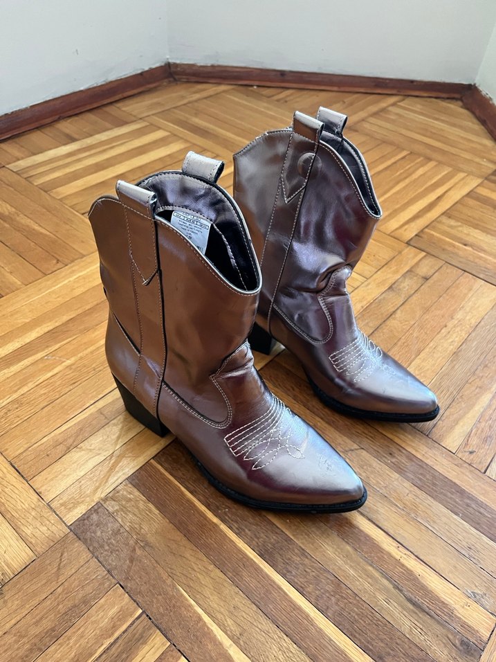 Deri Kadın çizme  Topuklu - Görsel 3