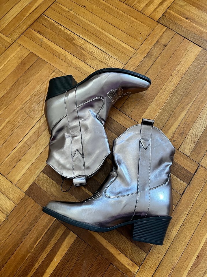 Deri Kadın çizme  Topuklu - Görsel 2