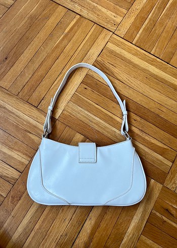 Beyaz kol çantası - Görsel 4