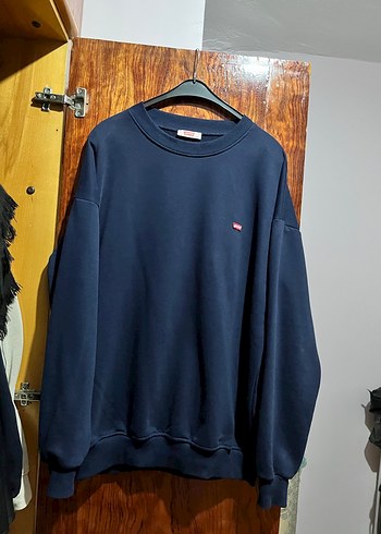 Lacivert sweatshirt - Görsel 4