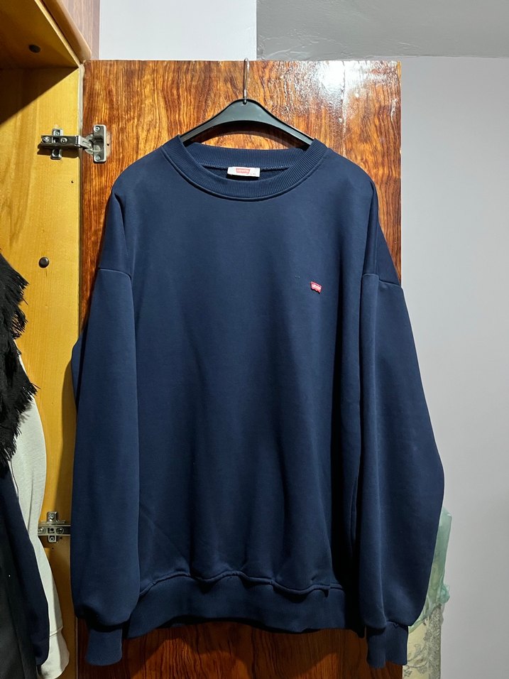 Lacivert sweatshirt - Görsel 3