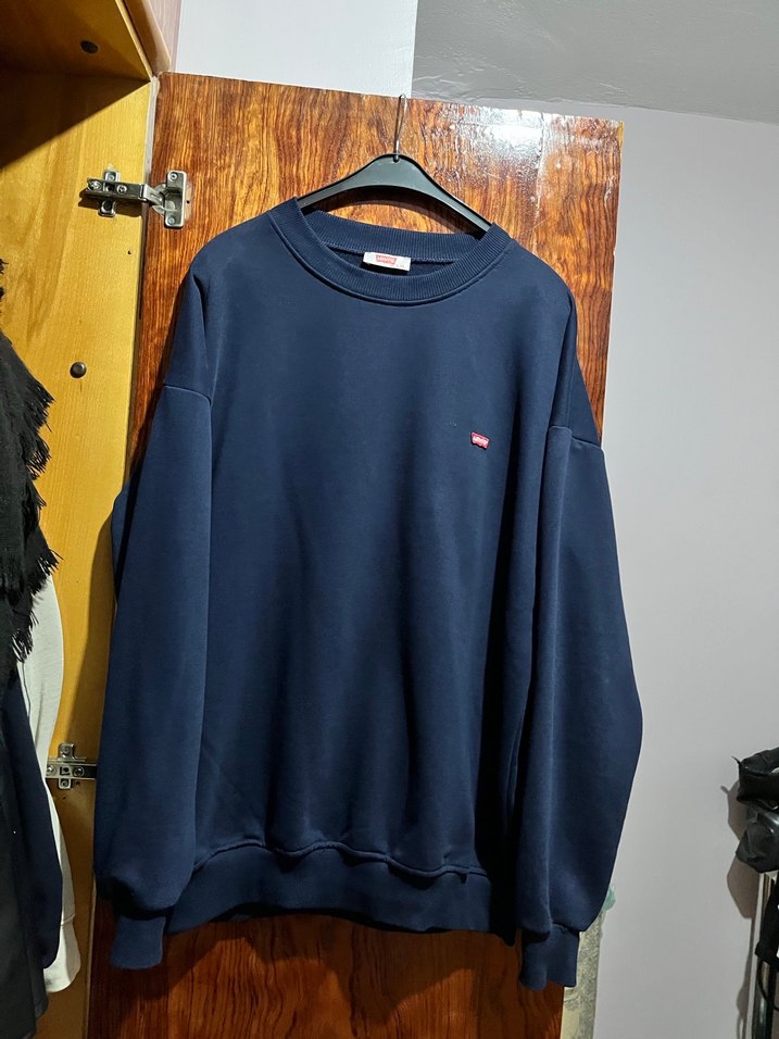 Lacivert sweatshirt - Görsel 4