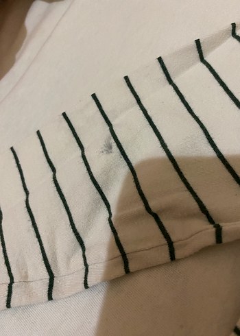 Kız Çocuk Uzun Kollu Çizgili Tişört - Görsel 3