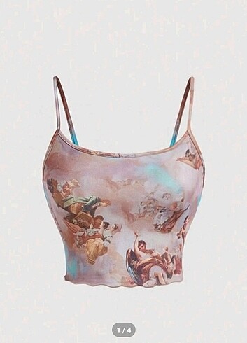 Shein Vintage Askılı Crop