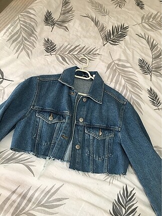 Crop kot ceket