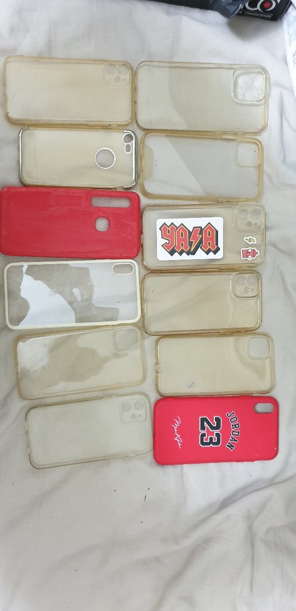 Beyaz Elastik Telefon Kılıfı toplu satiş - Görsel 4