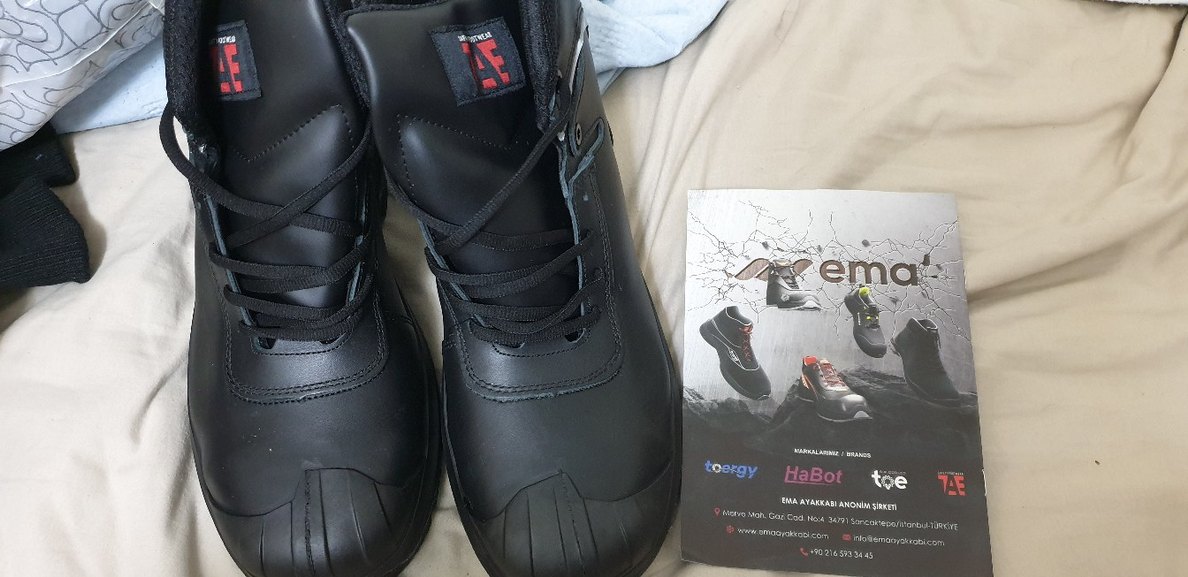 Siyah TAE 066 TAE 068 Erkek Bot Ve Ayakkabı acıklamayı okuyunuz - Görsel 4