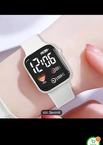 Çok Renkli Sevimli dijital Saatler acıklamayı okuyunuz lütfen - Görsel 4