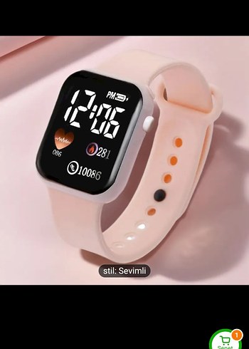 Çok Renkli Sevimli dijital Saatler acıklamayı okuyunuz lütfen - Görsel 2