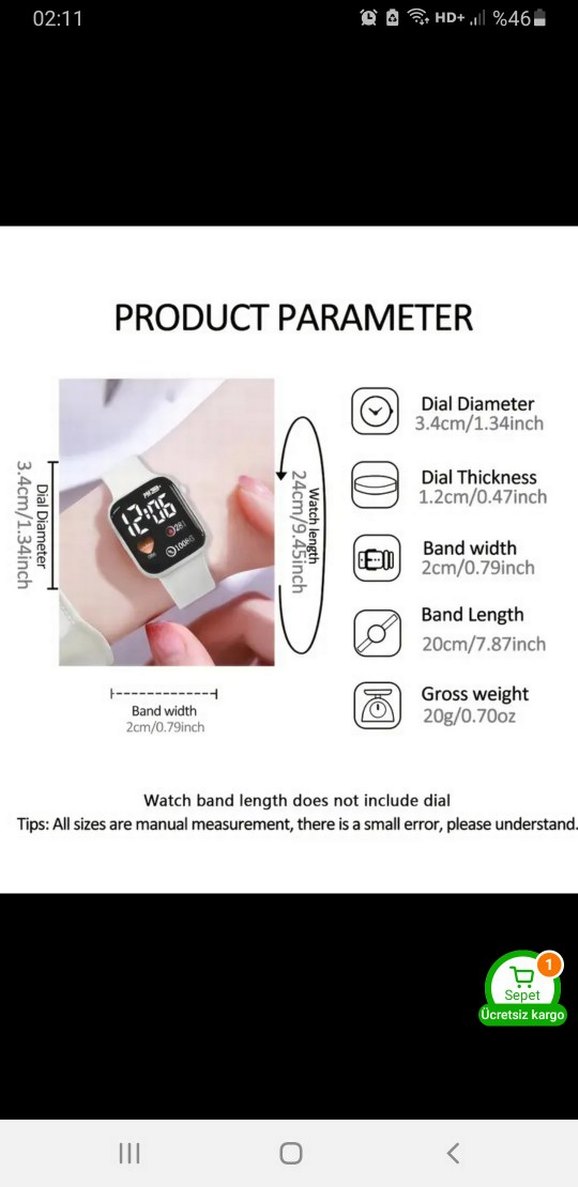 Çok Renkli Sevimli dijital Saatler acıklamayı okuyunuz lütfen - Görsel 5