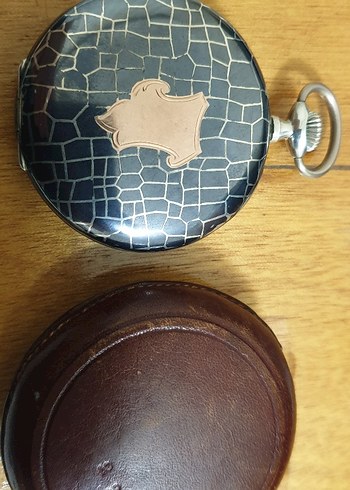 Beyaz Parlak Vintage Erkek Cep Saati açıklamayı okuyunuz lütfen - Görsel 4