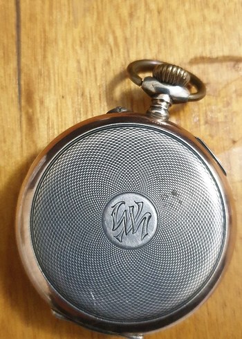 Beyaz Parlak Vintage Erkek Cep Saati açıklamayı okuyunuz lütfen - Görsel 2