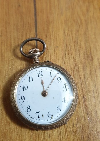 Beyaz Parlak Vintage Erkek Cep Saati açıklamayı okuyunuz lütfen - Görsel 7