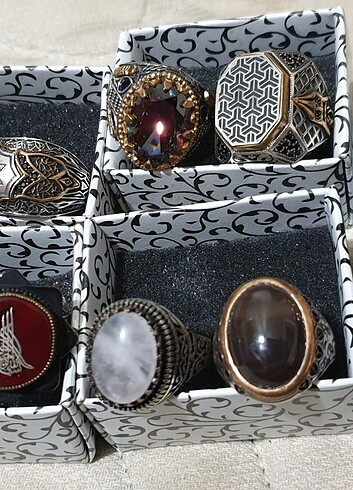 Toptan gümüş yüzükler ve tezbıhler var açıklamayı okuyunuz lütfe - Görsel 2