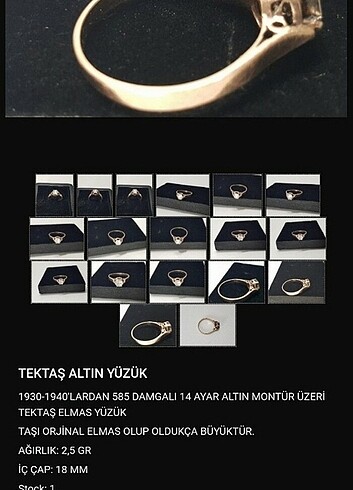 Ürün elmas yüzük - Görsel 5