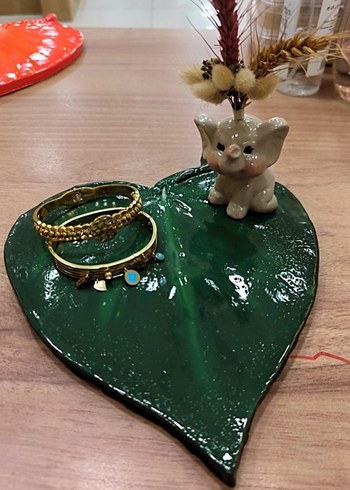 Renkli Bohem Yaprak Tabak adet fiyatıdır - Görsel 2