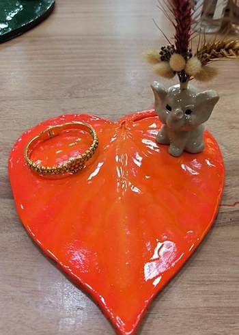 Renkli Bohem Yaprak Tabak adet fiyatıdır - Görsel 5