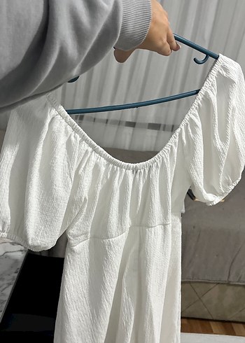 s Beden beyaz Renk Beyaz mini elbise