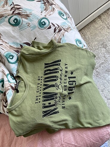 xs Beden yeşil Renk Bluz crop