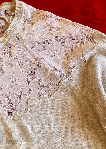 Dantelli Kazak - Görsel 6