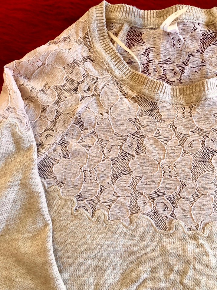 Dantelli Kazak - Görsel 5