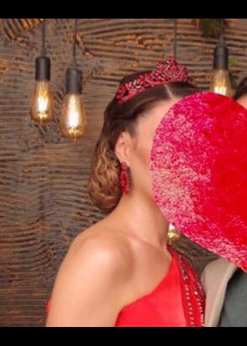 Kına Taç ve Küpe Seti - Görsel 4