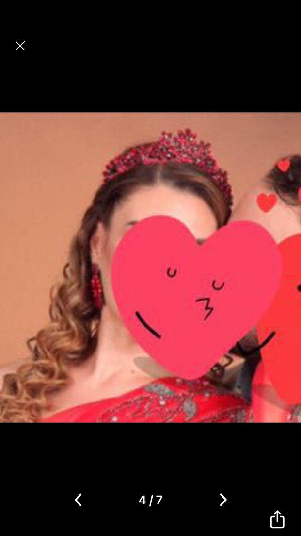 Kına Taç ve Küpe Seti - Görsel 5