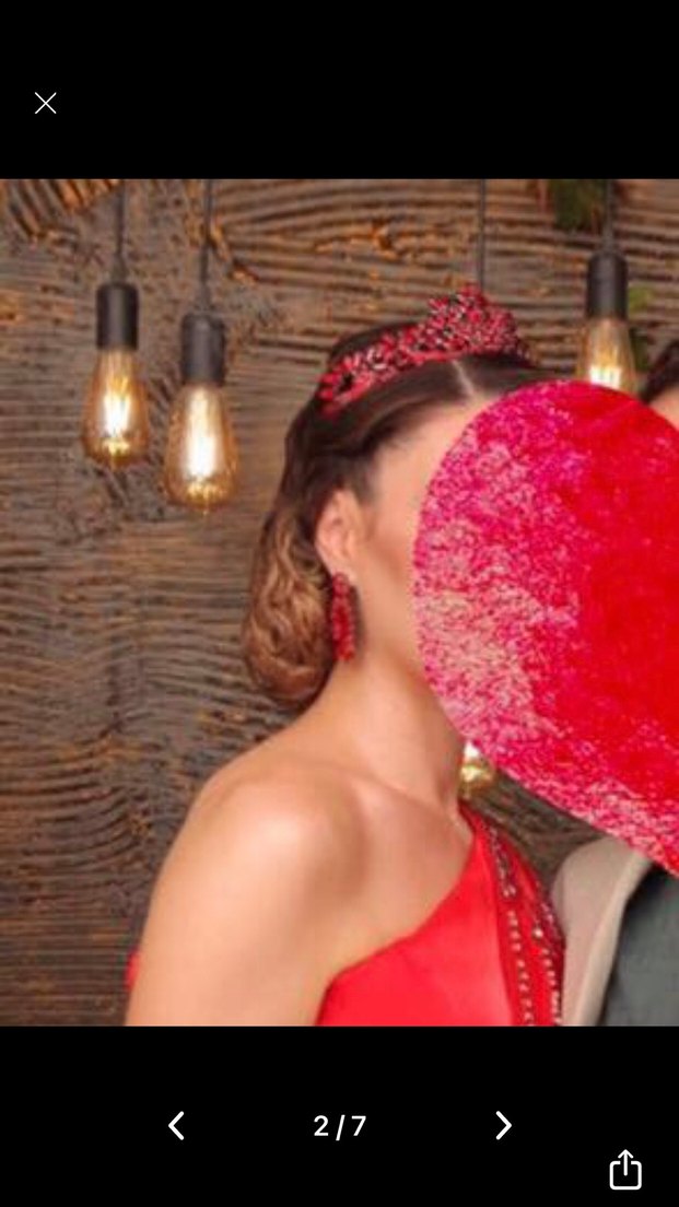 Kına Taç ve Küpe Seti - Görsel 4