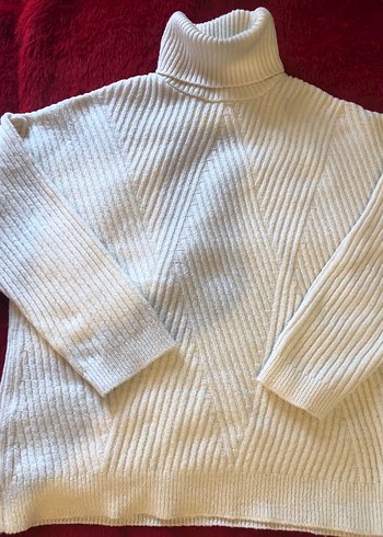 Boğazlı Örgü Kadın Kazak - Görsel 8