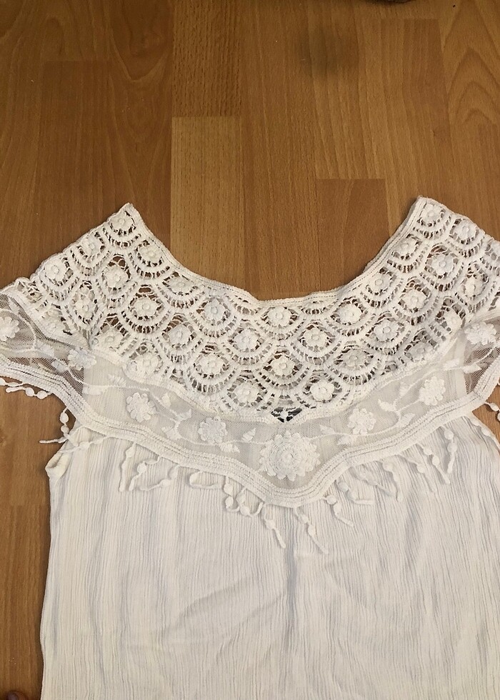 Dantelli bluz - Görsel 2