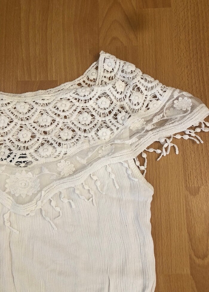 Dantelli bluz - Görsel 3