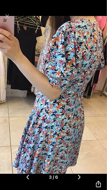 Viskon elbise - Görsel 6