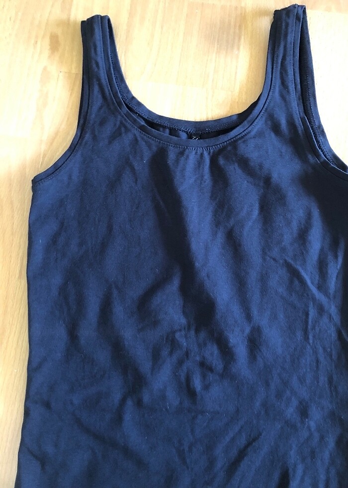 Uzun kolsuz body - Görsel 2