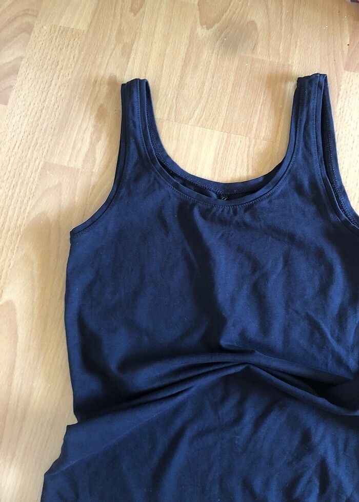 Uzun kolsuz body - Görsel 4