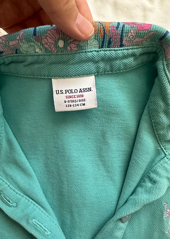 U.S Polo Assn. Beyaz Pamuklu Rahat Kesim Kız Şortu
