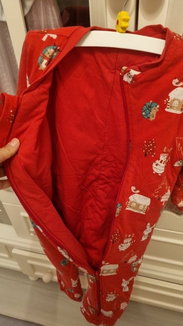 Renkli Baskılı Bebek Tulumu - Görsel 3