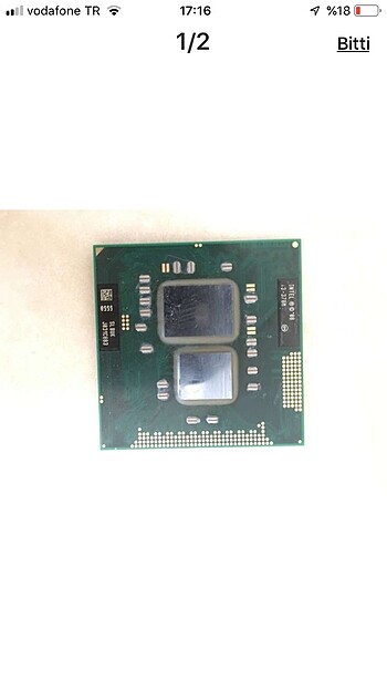 İntel i3 370m laptop işlemci