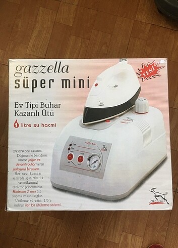 gazella süpermini 2003 1lt buhar kazanlı ütü